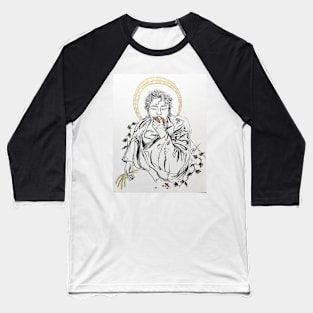 Jimin as Persephone ink drawing Baseball T-Shirt